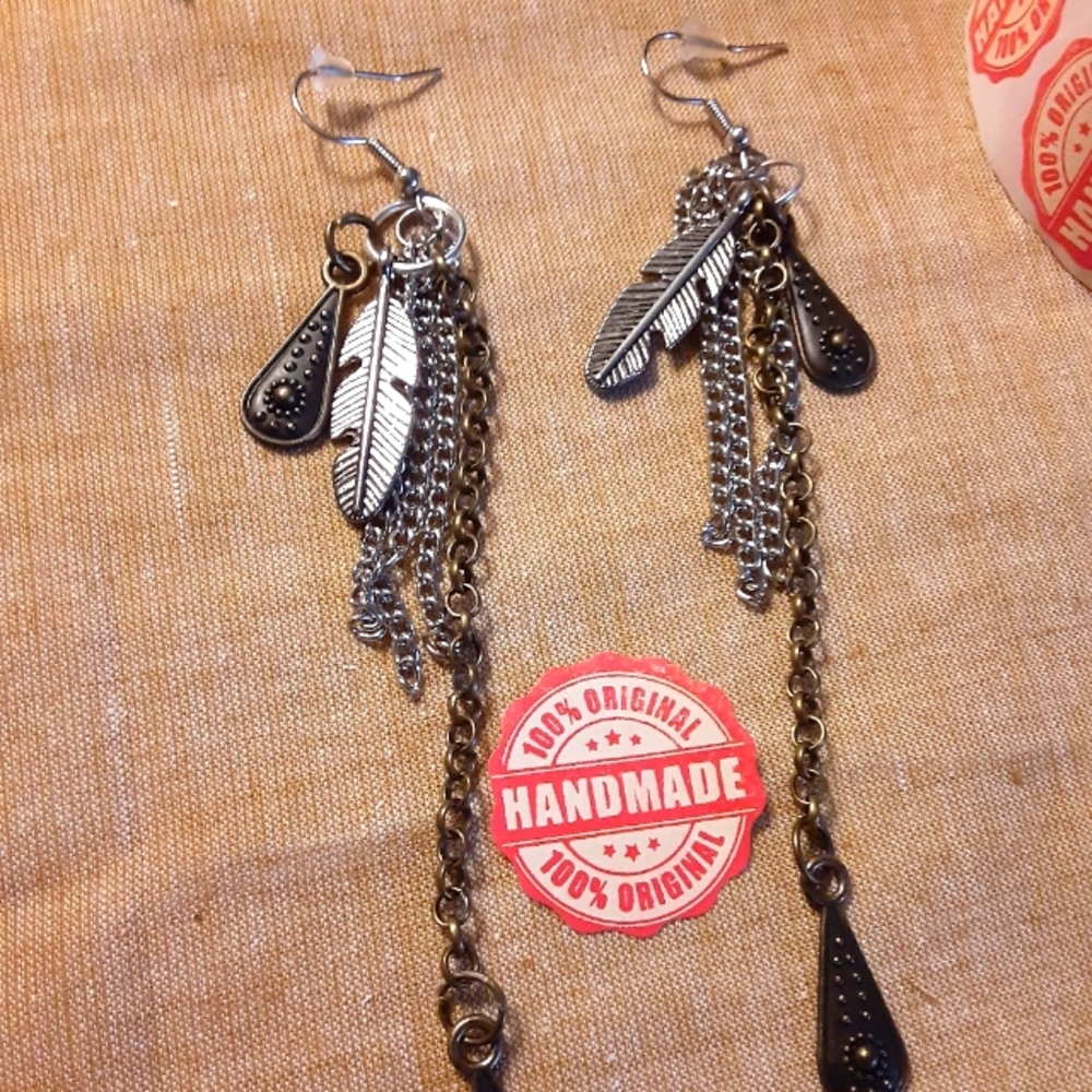 Earrings. Handmade
